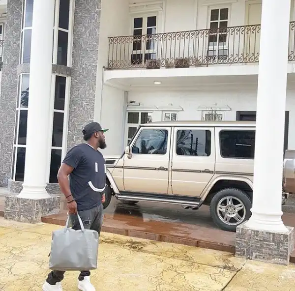 Timaya Shows Off His G-Wagon & Mansion [See Photo]